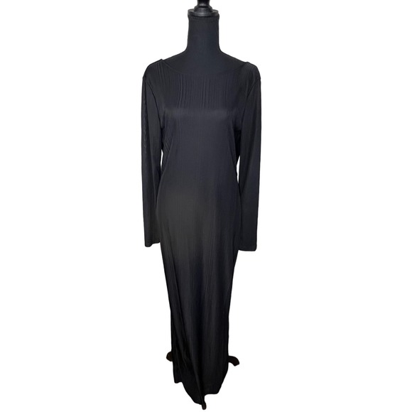 UNBRANDED Dresses & Skirts - WOMEN'S LONG PLUNGING BACK DRESS SIZE L NWOT
